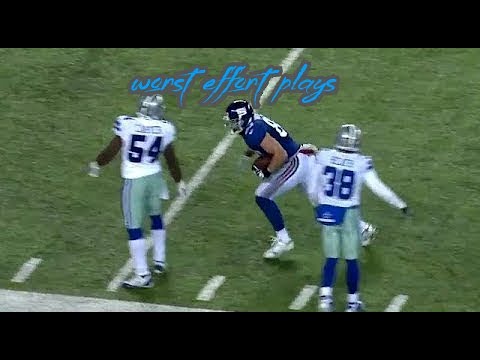 worst effort plays in the NFL