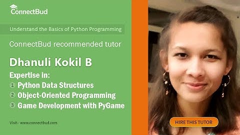 ConnectBud Verified Coding Tutor shares about her love for Coding and related experiences.