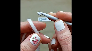 Как начинать вязание (закрепительная петля и воздушные петли).