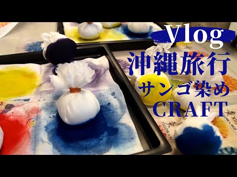 【Vlog】沖縄旅行/HANDCRAFT/沖縄ならではやってみた