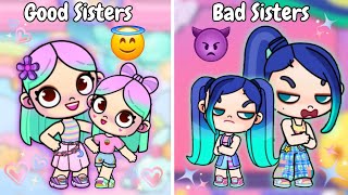 Good Sisters VS Bad Sisters  | Toca Boca | Avatar Story