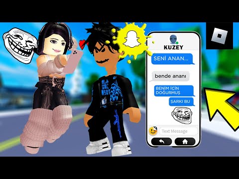 Roblox SNAPCHAT'TE KOMİK REPLİKLERLE İNSANLARI TROLLEDİM😂(Brookhaven 🏡Rp)