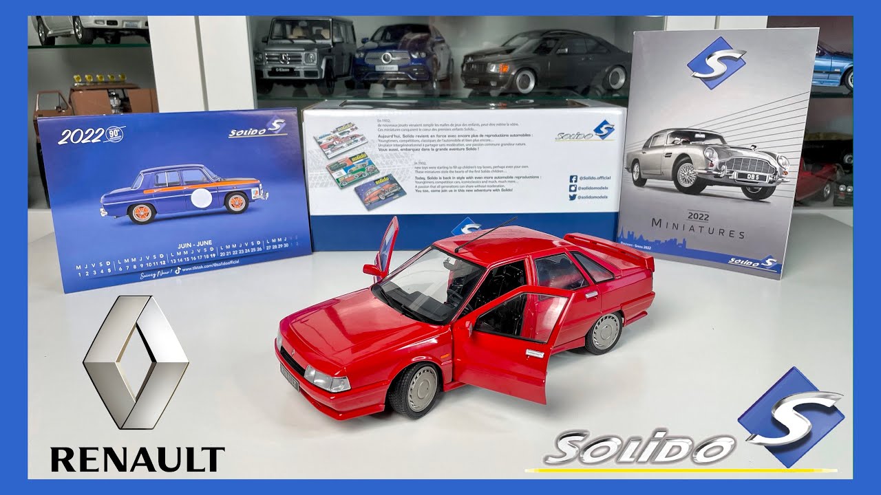 返品保証有 Solido S1806401 1:18 1980 Renault Fuego Turbo-Red