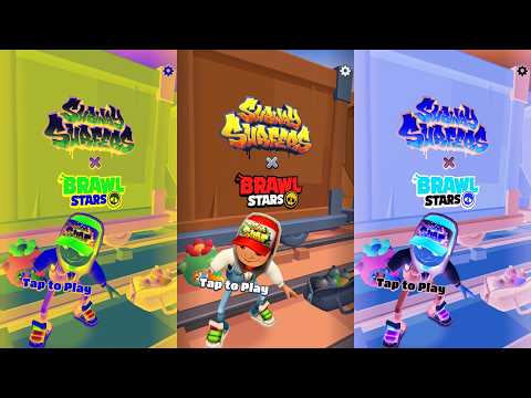 SUBWAY SURFERS x BRAWL STARS (IC1 🆚 NC 🆚 IC2) ULTIMATE COLORS COMPARISON!