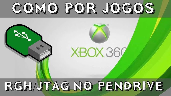 Pendrive de 32gb com Jogos de Xbox 360 RGH/JTAG!!! Monte o seu