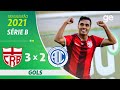 CRB 3 X 2 CONFIANÇA | GOLS | 3ª RODADA BRASILEIRÃO SÉRIE B 2021| ge.globo