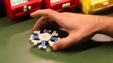 How to Build a LEGO Snowflake Ornament