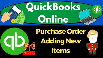 Purchase Order Adding New Items 8080 QuickBooks Online 2023