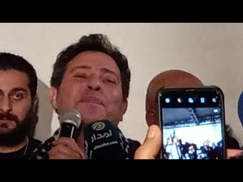 هانى شاكر يغنى بلدى يا بلدى فى صالون قصر السينما