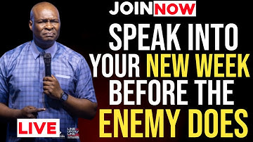 [Monday 13th October,2025] SPEAK INTO YOUR NEW WEEK BEFORE THE ENEMY DOES - Apostle Joshua Selman