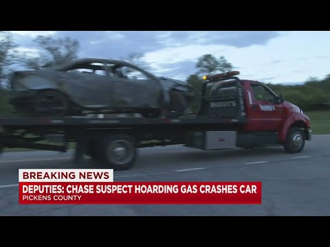 Woman car catches fire from hoarded gas containers