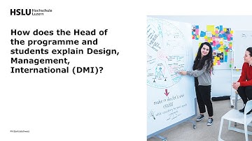 Students explain Design Managment, International (DMI)
