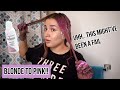DYEING MY HAIR FROM BLONDE TO PINK + HOW I TRIM MY HAIR AT HOME! | **NOT WHAT I EXPECTED LOL!!**