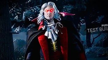 The Dark Lord Dracula Killer Lobby Animations And Mori - Dead By Daylight: Castlevania Chapter (PTB)