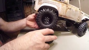 RC4WD Rear Shock reconfiguration. Trying to get more flex out the same size shocks