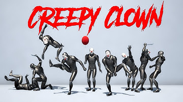 Creepy Clown animations for Unreal Engine