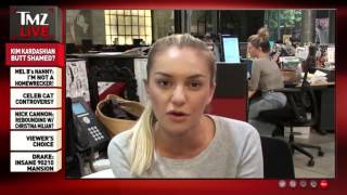 Kim Kardashian  Butt Shamed !   TMZ Live