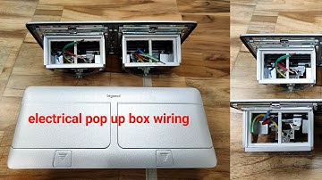 electrical pop up box || electric pop up box wiring || pop up camper electrical wiring