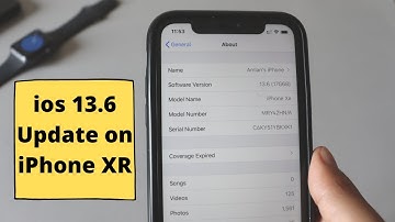 ios 13.6 update on iPhone XR !