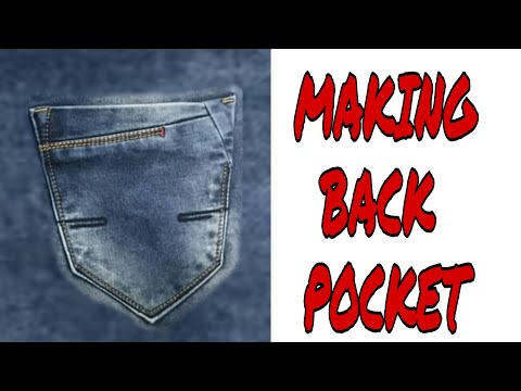 Vintage Jeans Back Pockets With Leather Label Texture (Fabric) | Textures  for Photoshop