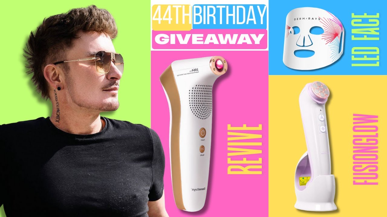 Birthday Giveaway | 3 x DermRays Devices | Revive, FusionGlow, LED Mask
