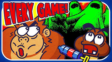 Playing EVERY Single Version of Donkey Kong 3 - The Lonely Goomba