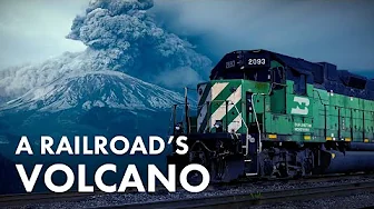 The Railroad that Inherited an Active Volcano
