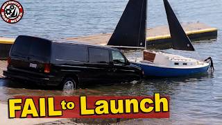 Trailer Sailboat Launch Secret | How to Build a Boat Trailer Tongue Extension  (Ep141)