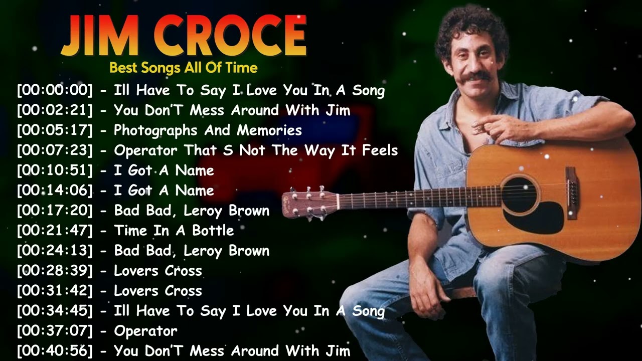 Jim Croce Full Album Style Playlist 2026 – Folk Rock for Calm Evenings