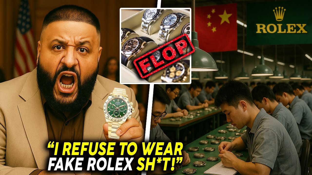 Rolex in MELTDOWN After DJ Khaled’s $1m Watch Gets EXPOSED as a ‘Chinese Knockoff’! - Prices CRASH
