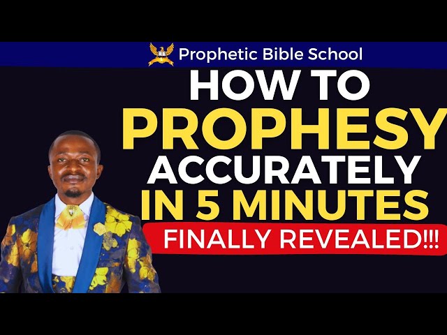 How to prophesy in 5 minutes | Kum Eric Tso #prophetic #visions #propheticword #dreamsandvisions class=