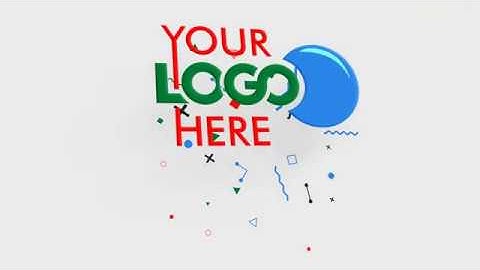 2703 c1 -  3D Minimal flat Logo Reveal clean intro animation any color scheme