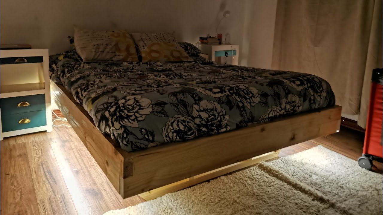 WIFESE Estructura de Cama de Madera Maciza de Pino Gris 160x200 cm Cama de  Matrimonio Estructura Cama Bases Madera Cama de Madera Soportes Base de Cama  Bed Frame Bases para Camas Estructura