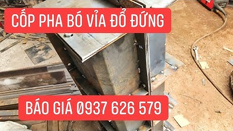 CPV | Khuôn cốp pha bó vỉa đổ đứng - Ván khuôn bó vỉa đổ ngoài