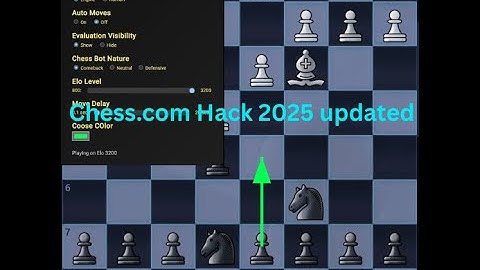 Chess hack Updated (2025) Stronger hack (auto move + game analysis)