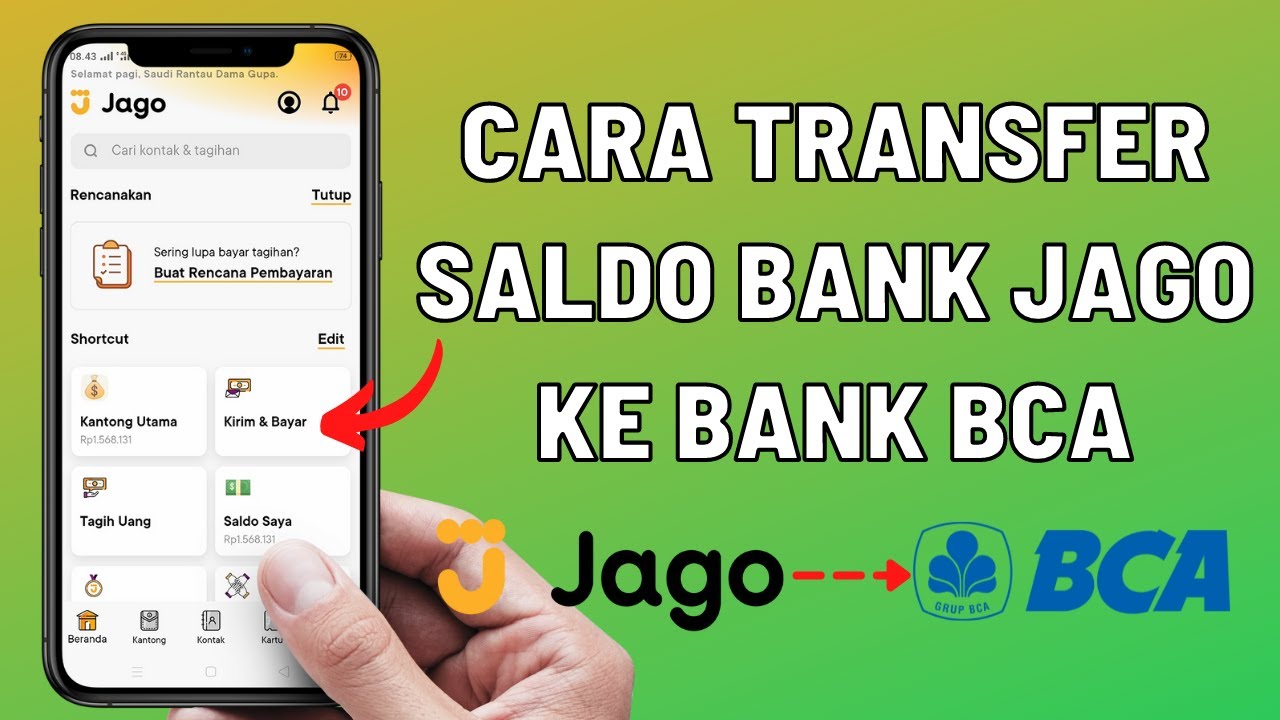 Cara Transfer Bank Jago ke Bank BCA YouTube