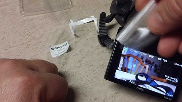 Sony nex-5 LCD screen fix replacement of outer layer