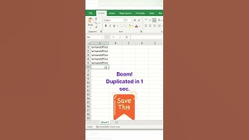 Tired of retyping the same thing in excel #hack #excel #productivity #exceltips #tips