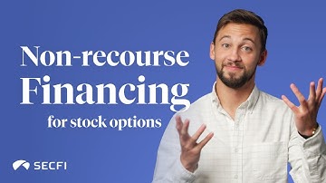 What is non-recourse financing for stock options?