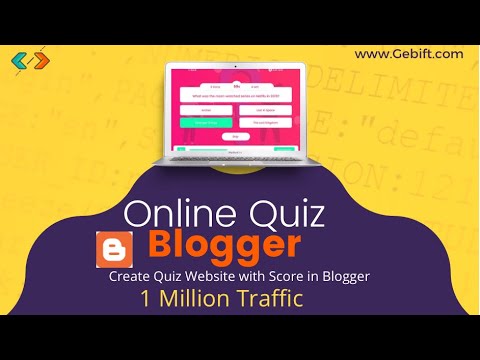 How to Create Online Quiz With Score in Blogger Without Coding | Earn ...