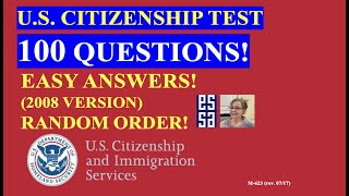 2022  100 Civics Questions (2008 version) for the U.S. Citizenship Test  (1)