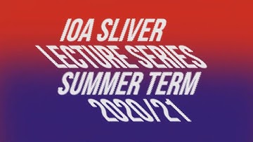 IoA Sliver Lecture Series "Mixtape" 2020/21 -  Pezo von Ellrichshausen