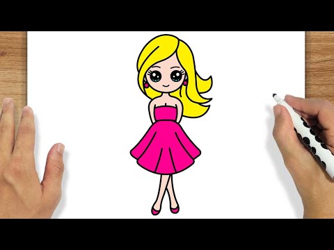 COMO DESENHAR A BARBIE