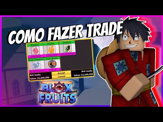 EU TIVE QUE FAZER ESSA TRADE NO BLOX FRUITS PRA CONSEGUI 8 FRUTA