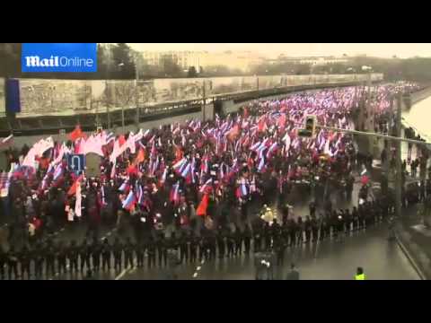 \"გმირები არ კვდებიან! ეს ტყვიები ჩვენ გვესროლეს\" - 50 ათასიანი მსვლელობა ნემცოვის ხსოვნისათვის