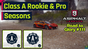 Asphalt 9 - F2P RTG #111 | Class A Rookie & Pro Seasons
