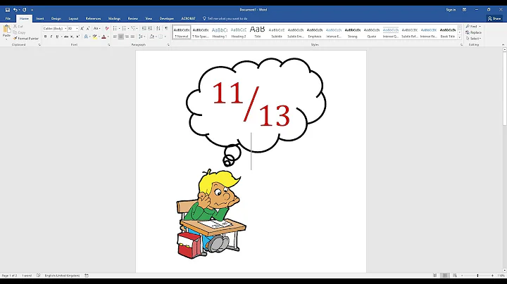 How To Type Fractions In Microsoft Word