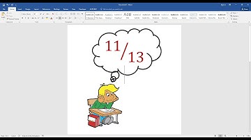 How To Type Fractions In Microsoft Word