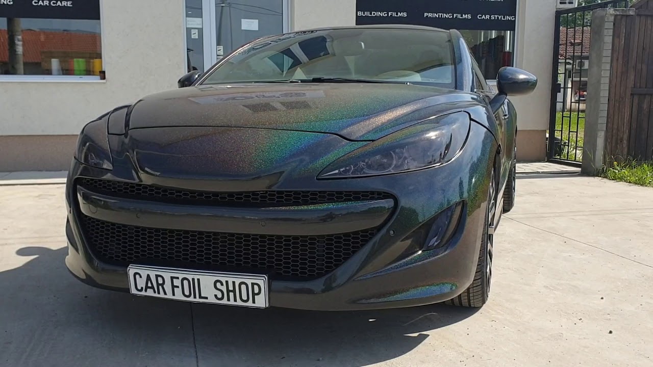 car foil shop peugeot rcz car wrapping in morpheus black youtube car wrap peugeot car