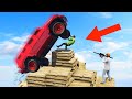 DESTROY THE PYRAMID PLATFORM CHALLENGE! (GTA 5 Funny Moments)